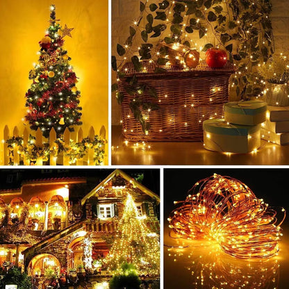 Battery Operated LED Music String Lights for Christmas