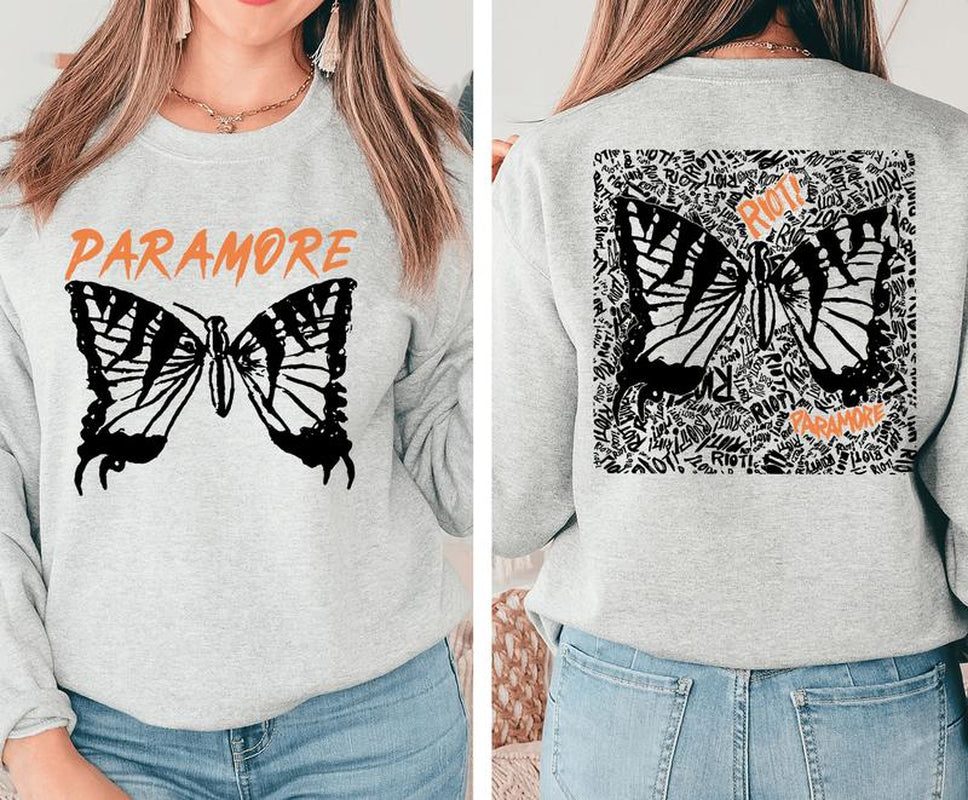 Paramore Tour T-Shirt with Doodles 2-Sided Collection, Clothing