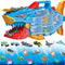 Shark Toy, Ocean Animals Toys Deep Sea Creatures Toy with Truck Toys Cars, Gifts for 3 plus Year Old Girls and Boys, 18Pcs Toys Set for Kids