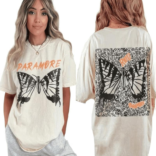 Paramore Tour T-Shirt with Doodles 2-Sided Collection, Clothing