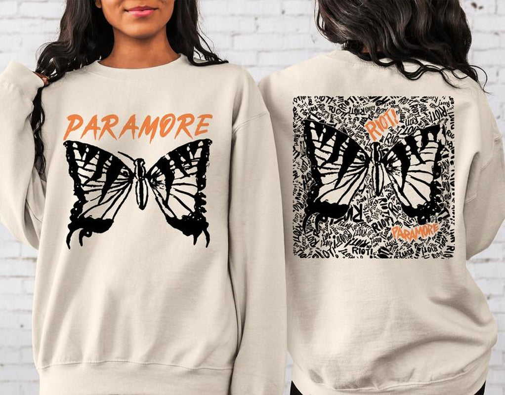 Paramore Tour T-Shirt with Doodles 2-Sided Collection, Clothing